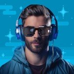 8-Bit Vaulted Skulls Novelty Sunglasses