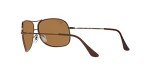 Ray-Ban RB3267 Brown Polarized Aviator Sunglasses