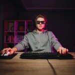 8-Bit Vaulted Skulls Novelty Sunglasses