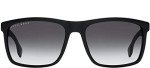 Hugo Boss Men's Rectangular Black Sunglasses 58mm