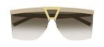 Saint Laurent Shield-Frame Sunglasses for Chic Style