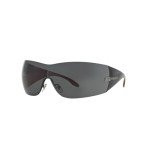 Versace VE2054 Gunmetal Grey Square Shield Sunglasses
