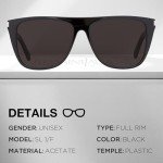 Saint Laurent Oversized Women's Sunglasses with Kit