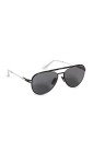 Prada Matte Black Aviator Sunglasses