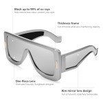 Trendy Oversized Anagram Sunglasses for All