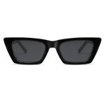 Trendy Polarized Rectangle Cat Eye Sunglasses SJ2354