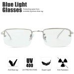 Fresh Minimalist Small Rectangular Sunglasses - Silver