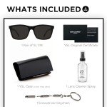 Saint Laurent SL 318 Square Designer Sunglasses Bundle
