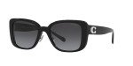 Coach Black and Grey Gradient Sunglasses 54mm
