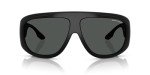 Armani Exchange Men's Matte Black Aviator Sunglasses