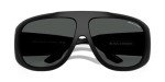 Armani Exchange Men's Matte Black Aviator Sunglasses