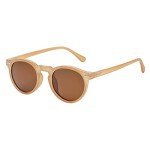 Gleyemor Vintage Polarized Round Sunglasses for Men