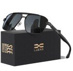 LUENX Polarized Aviator Sunglasses for Men