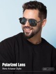LUENX Polarized Aviator Sunglasses for Men