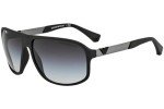 Emporio Armani EA4029 Square Sunglasses - Black/Grey