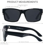 LYZOIT Oversized Polarized Sunglasses for Big Heads
