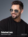 LUENX Polarized Aviator Sunglasses for Men