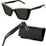 SAINT LAURENT SL 570 Cat-Eye Sunglasses Bundle