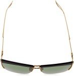 Dior MY2 Black Yellow Gold Cat Eye Sunglasses