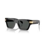 Versace Men's Black Rectangular Sunglasses + Eyewear Kit