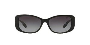 Coach 8168 Black/Grey Gradient Sunglasses, 56mm