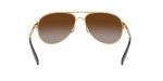 Oakley Women's Aviator Sunglasses in Gold/Brown Gradient