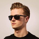 Fossil FOS3061s Matte Black Rectangular Sunglasses