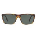Ralph Lauren Shiny Dark Havana Rectangle Sunglasses