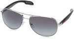 Prada PS53PS Sunglasses with Polar Grey Lenses