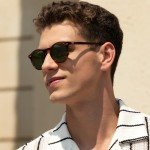 CARFIA Polarized Men's Retro Round Sunglasses