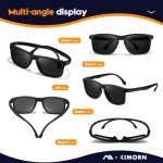 Kimorn Polarized Sports Sunglasses for Active Lifestyles