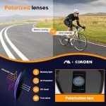 Kimorn Polarized Sports Sunglasses for Active Lifestyles