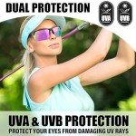 Women's Polarized Wrap Around Sports Sunglasses