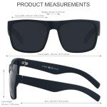 XL Oversized Polarized Sunglasses for Big Heads