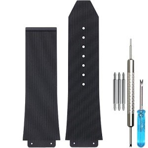 Stylish Black Replacement Band for Hublot Big Bang