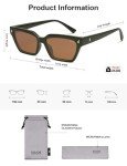 Trendy Polarized Cat Eye Sunglasses for Men & Women