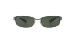 Ray-Ban RB3364 Gunmetal Polarized Rectangular Sunglasses