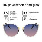 FEISEDY Vintage Polarized Cat Eye Sunglasses