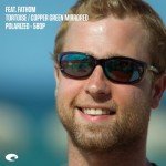 Costa Sunglasses: Tortoise Frame with Green Lenses