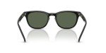 Ray-Ban Women's Black Frame Sunglasses with Green Lenses