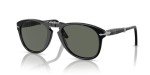 Persol PO0714 Black/Green Polarized Aviator Sunglasses