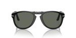 Persol PO0714 Black/Green Polarized Aviator Sunglasses