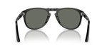 Persol PO0714 Black/Green Polarized Aviator Sunglasses