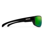 Milestone Polarized Sunglasses - Black Frame/Green Mirror