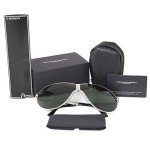 Porsche Design P8480 Light Gold Green Sunglasses