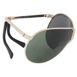 Porsche Design P8480 Light Gold Green Sunglasses
