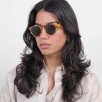 Illesteva Leonard Sunglasses - Amber & Grey Style
