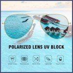Classic Polarized Aviator Sunglasses for Everyone