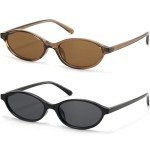 ViewJoy Cat Eye Sunglasses for Women - 2 Pack