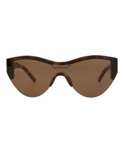 Balenciaga Havana Brown Shield Sunglasses